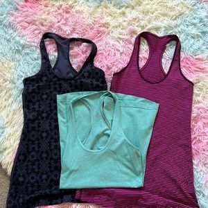 Lululemon tanks all 3 as a set